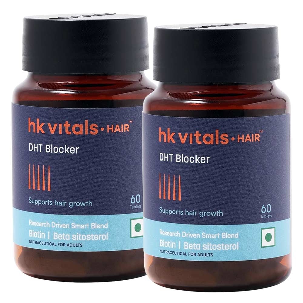 HK Vitals DHT Blocker with Biotin 60 tablet(s) Pack of 2 by HealthKart