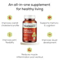 6 - TrueBasics 100% Vegetarian Omega-3, 60 capsules