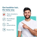 3 - HK Vitals Hair Strength&nbsp;Biotin Gummies by HealthKart,  30 gummies  Strawberry