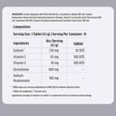 Glutathione Effervescent Orange 15 Tabs and Magnesium Glycinate for Women 120 Tabs Combo