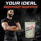 1 - Fuel One Whey Protein Powder,  2.2 lb  Fudge Chocolate