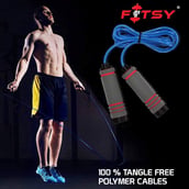 2 - Fitsy Jump Skipping Rope,  Blue  Free Size 