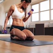 4 - Fitsy Vinyl Dumbles,  Purple  1 kg 