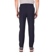 3 - Fitinc N S Polycotton Dryfit Casual Trackpant with Both Side Safety Zipper Pocket,  Navy Blue  Large 