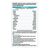 HealthKart Apple Cider Vinegar with Mother Pet Bottle, 0.5 L Unflavoured