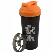 1 - Greenbee Protein Shaker,  Black Orange  700 ml 