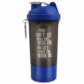 Greenbee Protein Shaker,  Black & Blue  500 ml 