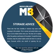 StorageAdvice - MuscleBlaze Pre Workout Ripped,  0.55 lb  Green Apple 