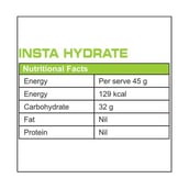 supplement - Protein Scoop Insta Hydrate,  2.2 lb  Orange 