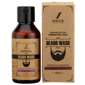 1 - Spruce Shave Club Beard Wash,  100 ml  Bergamot & Lavender 