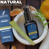 4 - Spruce Shave Club Vitamin C Face Serum,  30 ml  Green Tea & Moringa 