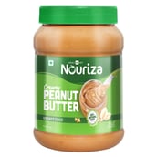 3 - Nouriza Peanut Butter 100% Natural Unsweetened OP,  1 kg  Creamy 