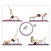 2 - Fitsy Yoga Wheel, Pink 13 in