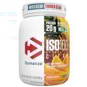 1 - Dymatize ISO 100 Hydrolized Clear,  1.1 lb  Pineapple Orange 