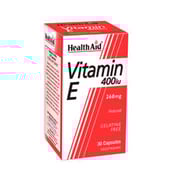 Health Aid Vitamin E 400 IU 268 mg, 30 capsules