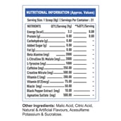 Supplement - HealthXP Essential Series Pre Rush,  0.55 lb  Blue Raspberry 