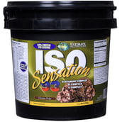 Ultimate Nutrition ISO Sensation 93,  5 lb  Chocolate Fudge 