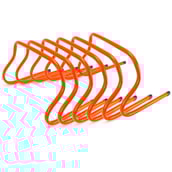 Fitsy Speed Agility Hurdle (AR2418),  9 Inches 6 Piece  Orange 