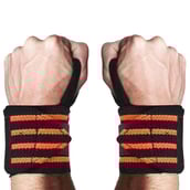 Fitsy Wrist Wrap,  Orange  Free Size 