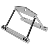 Fitsy V-Shape Press Down Chrome Bar,  Silver 