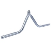Fitsy V Shape Tricep Bar - Chrome,  Silver 