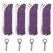 Fitsy Aerial Yoga Sling,  Purple 4PC  11 mm 