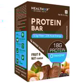 1 - HealthXP Protein Bars (18g Protein), 6 Piece(s)/Pack Fruit & Nut