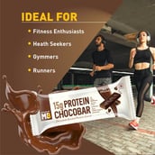 IdealFor - MuscleBlaze ChocoBar (15g Protein), 6 Piece(s)/Pack Rich Chocolate