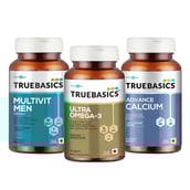 TrueBasics Ultra Omega-3 & Multivit Men & Advance Calcium Combo