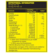 supplement - Absolute Nutrition BCAA, 0.66 lb 23 Servings Blue Raspberry