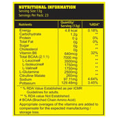 supplement - Absolute Nutrition BCAA,  0.66 lb  23 Servings  Orange 