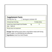 supplement - Natures Velvet Amla Powder Natural Source of Vitamin C,  0.250 kg 