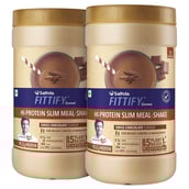 Saffola FITTIFY Gourmet Hi Protein Slim Meal Shake,  0.420 kg  Swiss Chocolate 