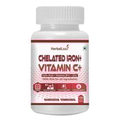 2 - HerbalLeaf Chelated Iron + Vitamin C +, 150 veggie capsule(s) Unflavoured
