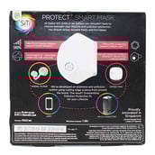 2 - Dettol Anti Pollution Mask N95 Siti Shield, Black Small