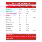 Supplement - HealthXP Prime BCAA,  0.55 lb  37 Servings  Green Apple 