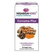 Front - Nisarga Herbs Curcuma Plus,  60 capsules 