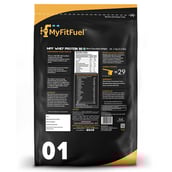 Back - MyFitFuel MFF Whey Protein 80,  2.2 lb  Rich Chocolate Delight 