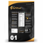 Back - MyFitFuel Advance MFF Whey Protein 80, 1.1 lb Vanilla Creme