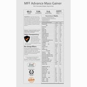 Supplement - MyFitFuel Advance MFF Mass Gainer,  4.4 lb  Rich Chocolate Delight 