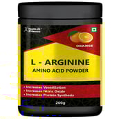 Healthvit Fitness L-Arginine Amino Acid Powder Orange,  0.44 lb 