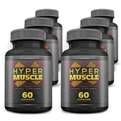 WOW Hyper Muscle X (Pack of 6),  360 capsules  Unflavoured 