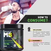 Consume - MuscleBlaze L-Glutamine,  0.88 lb  Unflavoured 