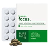 Pure Cure + Co Saraswata Focus, 60 tablet(s)