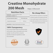 supplement - MyFitFuel Creatine Monohydrate 200 Mesh,  Unflavoured  0.22 lb 