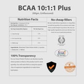 supplement - MyFitFuel BCAA 10:1:1 Plus,  0.44 lb  31 Servings  Unflavoured 