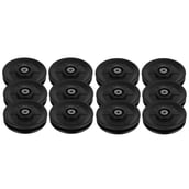 B Fit USA Gym Pulley with Inbuilt Bearing and Bush, 5Inch Black Set of 12