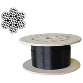 1 - B Fit USA Gym Wire 6 mm 50 Meters Rope,  PU Coated Cable Inside Steel 