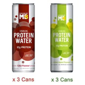 8 - MuscleBlaze Sparkling Protein Water (10g Protein), 6 Piece(s)/Pack Refreshing Twin Flavour Pack