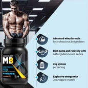 Points - MuscleBlaze Whey Protein Pro with Creapure,  2.2 lb  Chocolate 
